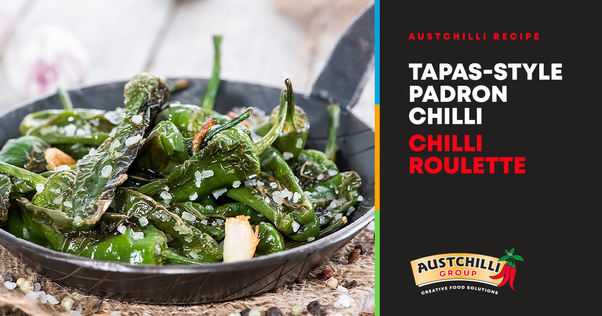 Tapas Style Padron Chilli Roulette | AustChilli Recipe